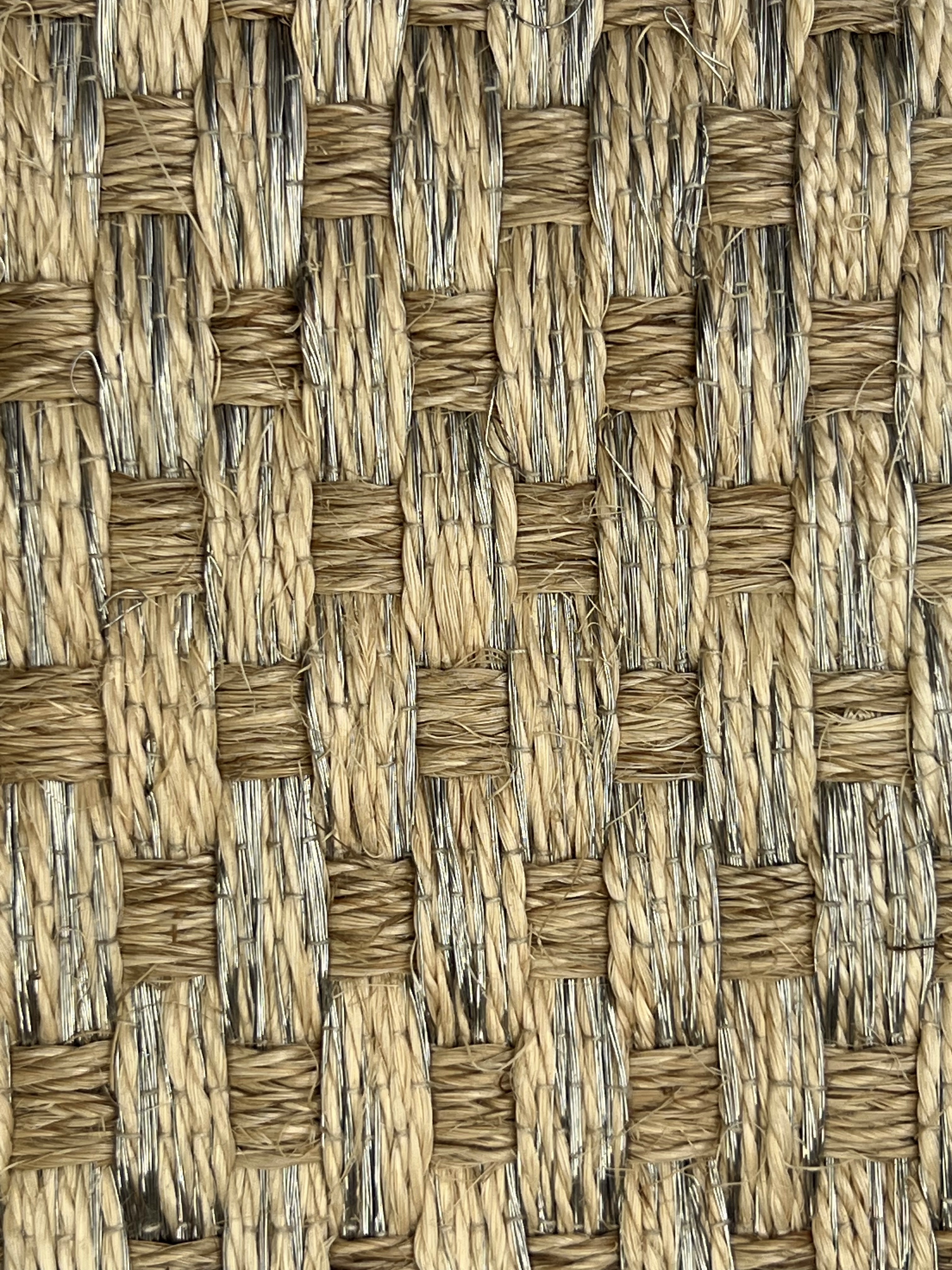 Natural Tan Sisal Basketweave Area Rug