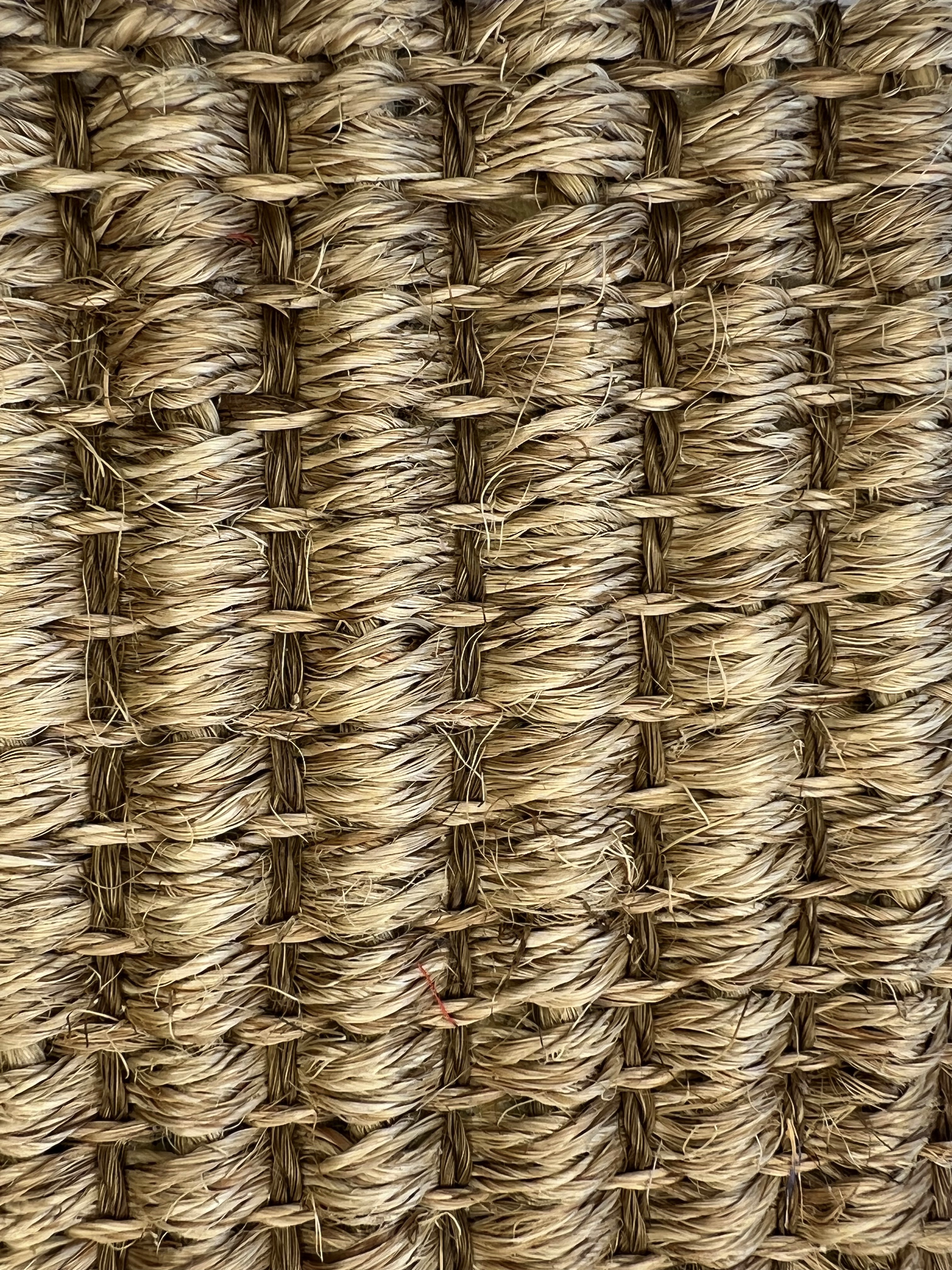 Natural Tan Seagrass Weave Area Rug