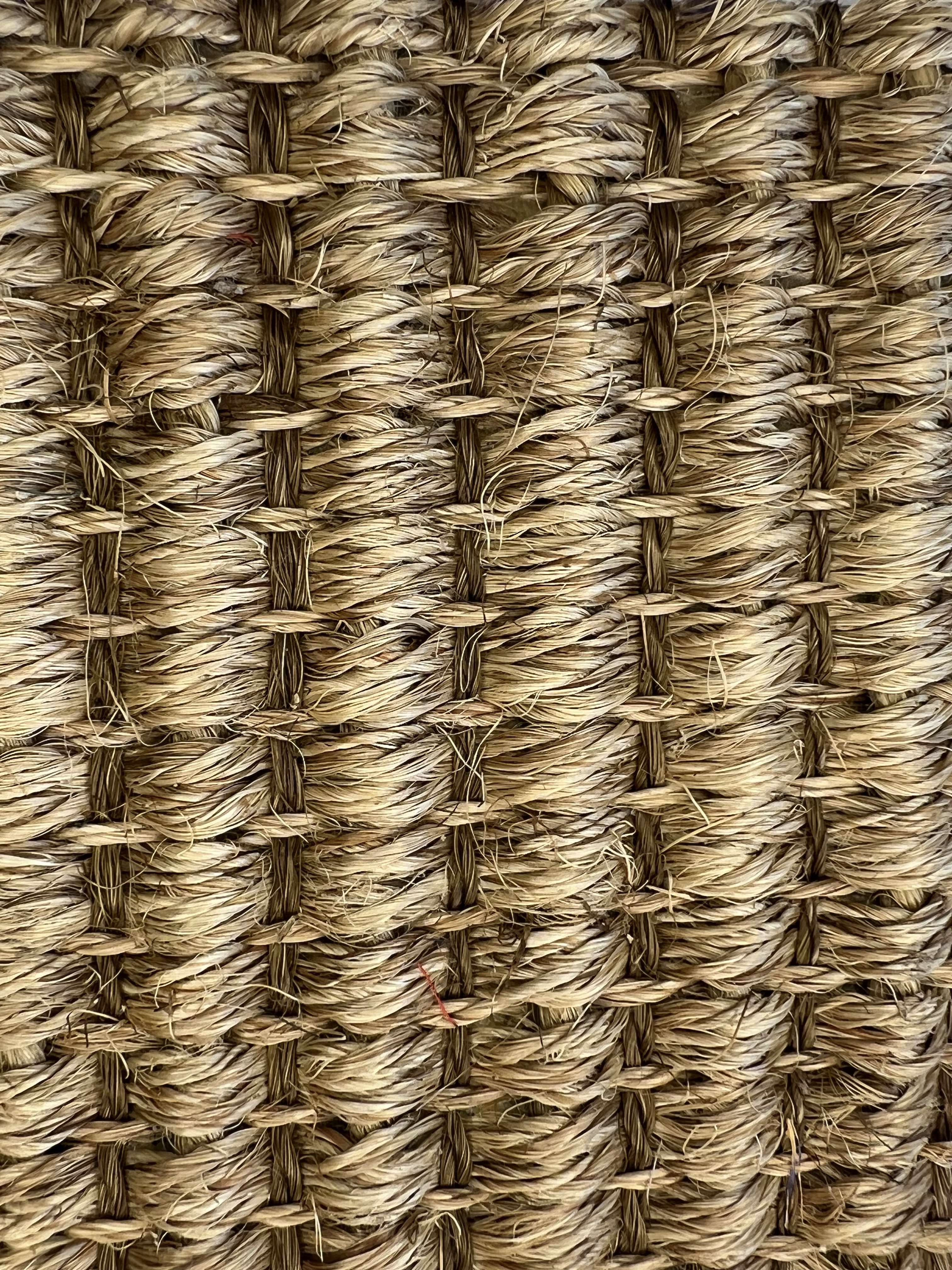 Natural Tan Seagrass Weave Area Rug