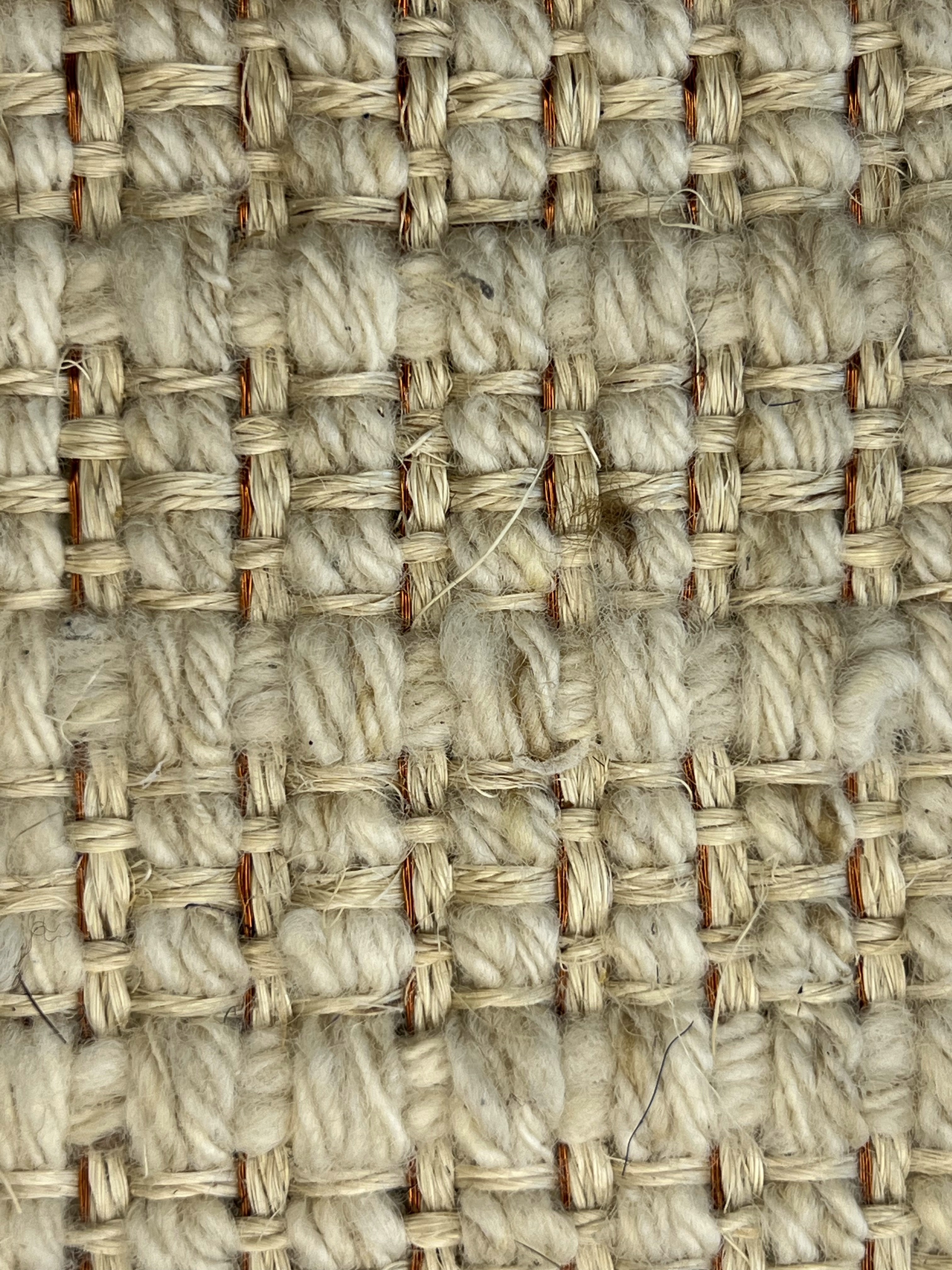 Pale Grey-cream Textured Weave Area Rug