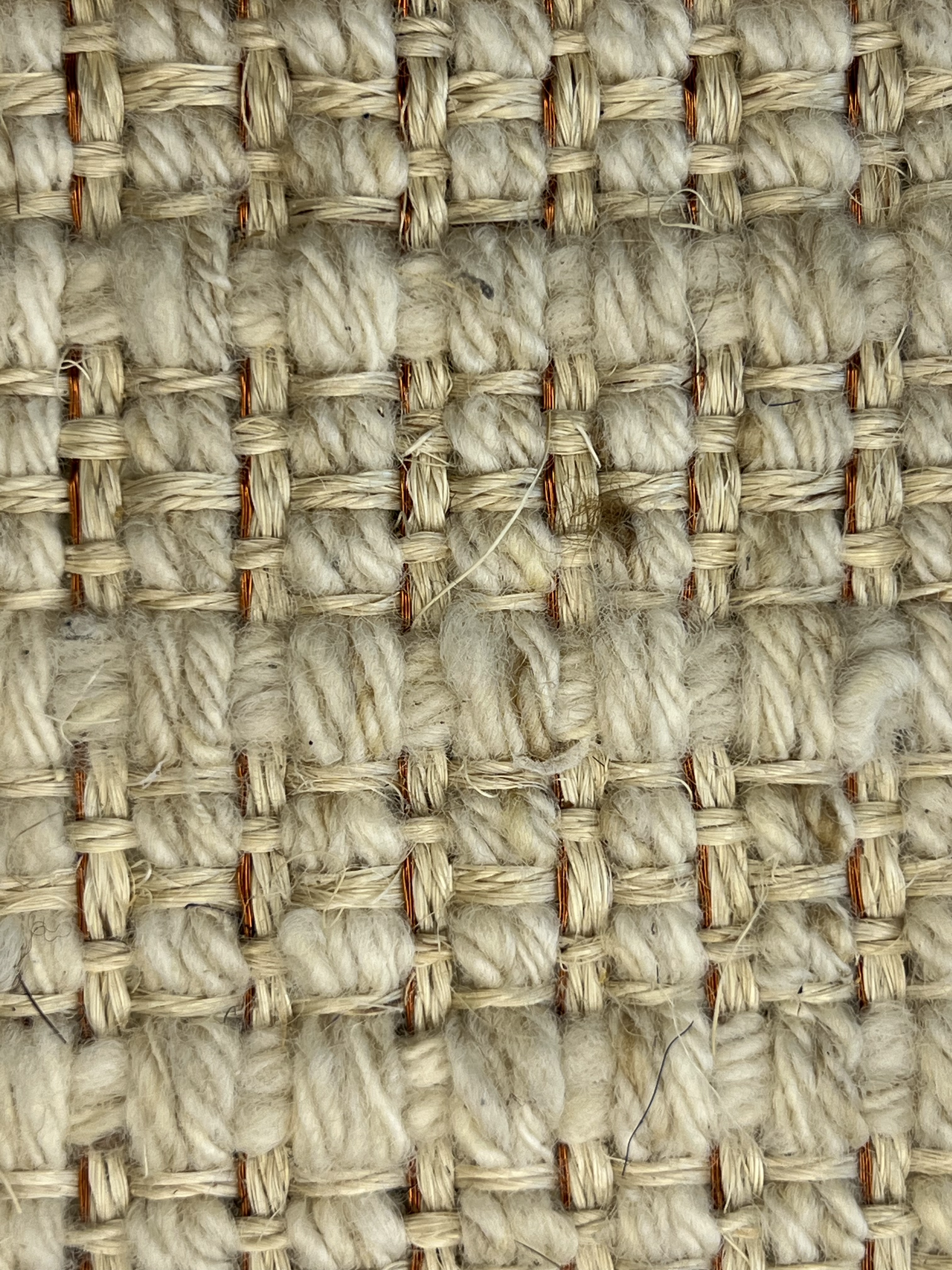 Pale Grey-cream Textured Weave Area Rug