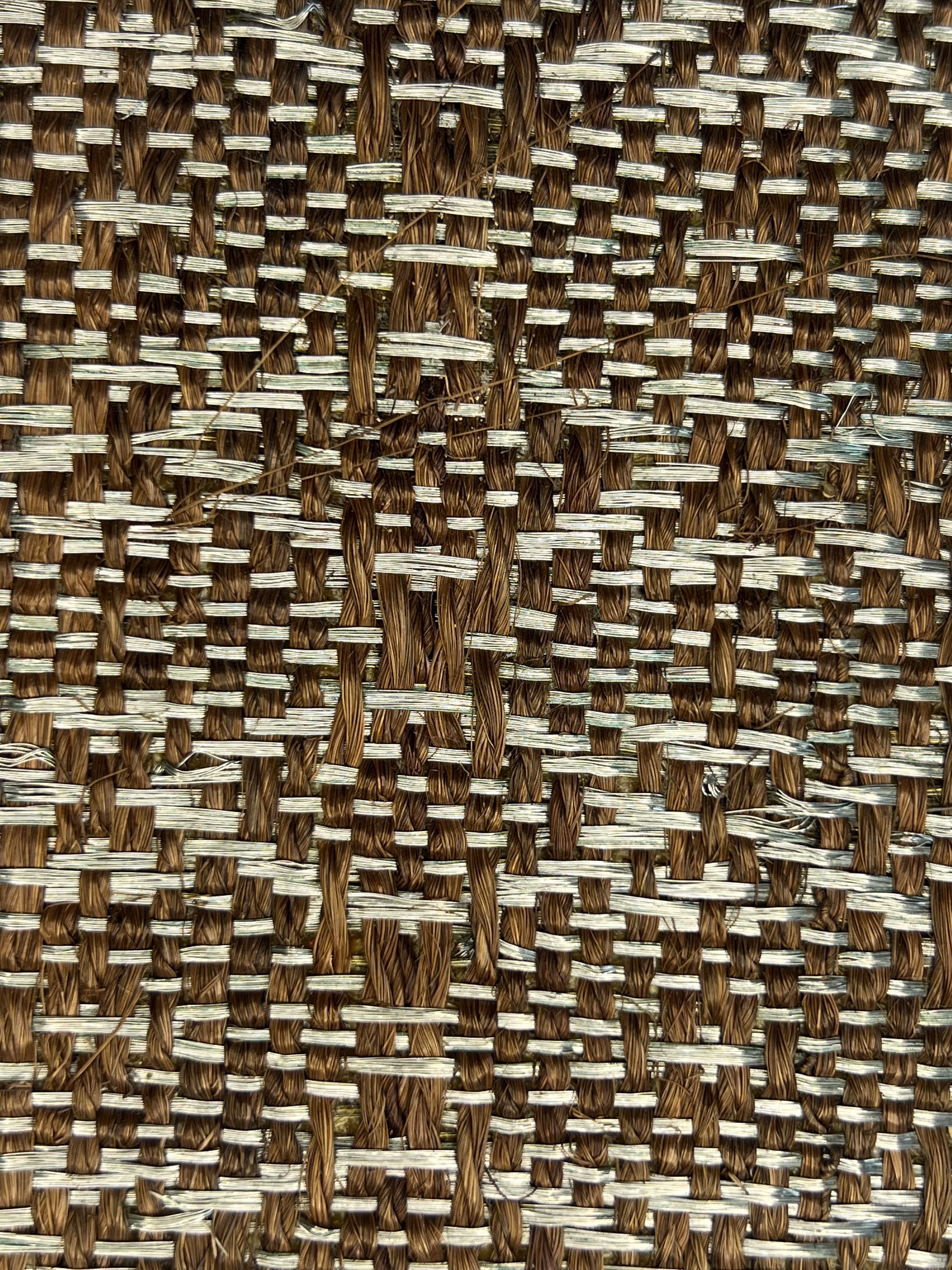 Natural Tan Basketweave Area Rug
