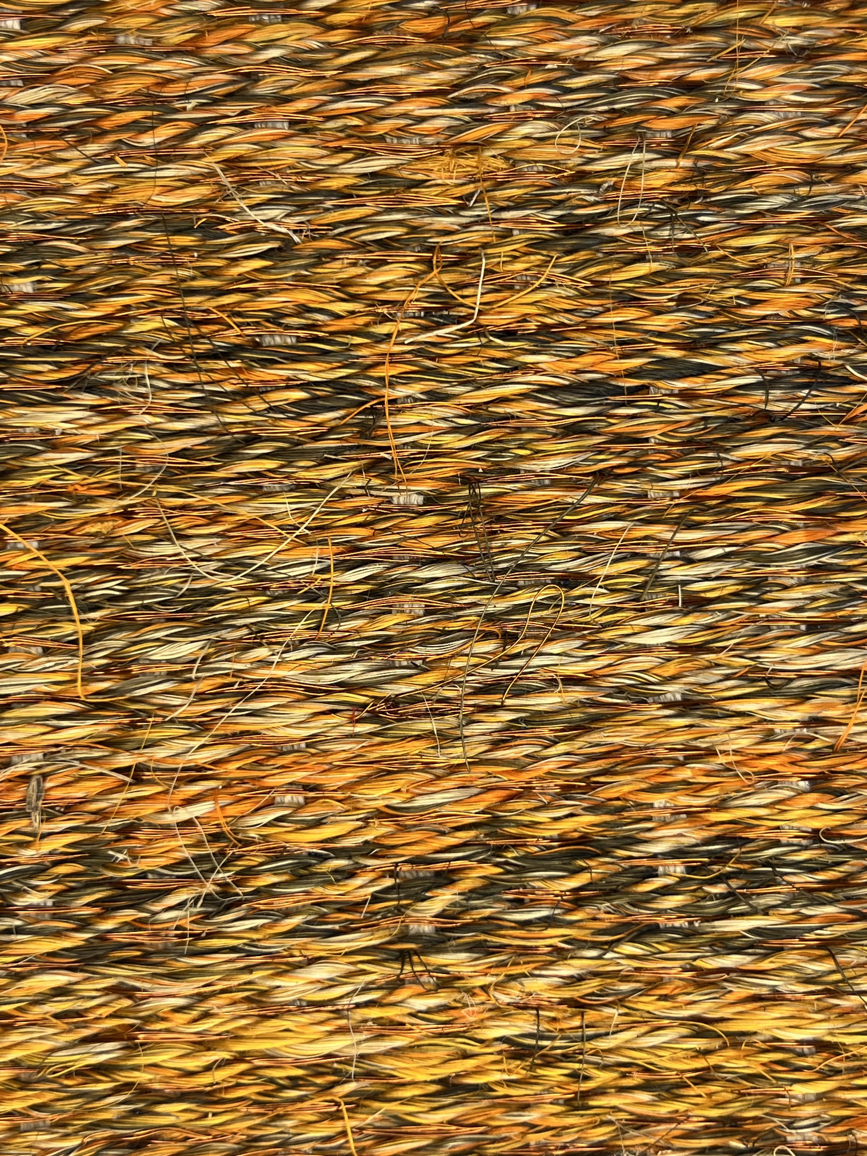 Amber Melange Weave Area Rug